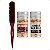 Kit Cera Fixadora de Cabelo Edge Fixer Kiss New York: Original e Pêssego + Escova para Acabamento e Penteado ProArt - Imagem 1