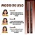 Caneta Delineadora Marrom Ruby Rose Glass Dark Brown Be02 6g Hb-527-2 - Imagem 4
