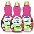 Kit Coala Zulu Perfumes: 3 Limpadores Perfumados Flor De Cacto 500ml - Imagem 1