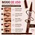 Caneta Delineadora Ruby Kisses Intense 24h Marrom Rbpl02br - Imagem 5