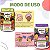 Kit Salon Line Kids: 2 Cremes para Pentear Melancia e 2 Cremes para Pentear Uva 1kg - Imagem 4