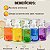 Kit Kiss New York Coleção Sinergia 5 Sabonetes em Espuma: Celestial Lemon, Violet Lavender, Peach Nectar, Refresh Citrus e Blue Ocean 275ml - Imagem 2