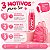 Lip Oil Vizzela Gummy Panda  Strawberry Jelly Com Chaveiro - Imagem 6