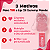 Lip Oil Vizzela Gummy Panda  Strawberry Jelly Com Chaveiro - Imagem 7
