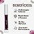Gloss Labial Boca Rosa Hidra Lábios Púrpura Translúcido - Imagem 2
