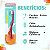 Escova de Dente Infantil Kess Belliz Tipper Steps 3 Cores Diversas Cod. 2582 - Imagem 3