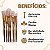 Kit Le Vangee Únicornio Dourado: 7 Pincéis Para Maquiagem - Imagem 2