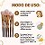 Kit Le Vangee Únicornio Dourado: 7 Pincéis Para Maquiagem - Imagem 5