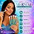Kit Le Vangee Mermaid Cauda Verde: Pincéis de Maquiagem Com 6 Unidades - Imagem 2