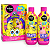 Kit Salon Line Kids Bob Esponja Sos Cacho Multy: Shampoo Cabelo e Corpo e Creme Multifuncional 300ml - Imagem 1