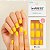 Unhas Autocolantes Kiss New York Quadrado Curto Caution Imc02b - Imagem 2