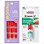 Kit Kiss New York: Unhas Postiças Quadrado Curto Vintage e Cola De Unhas 3g - Imagem 1