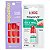 Kit Kiss New York: Unhas Postiças Quadrado Curto Vintage e Cola De Unhas 3g - Imagem 1