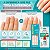 Kit Kiss New York: Unhas Postiças Quadrado Curto Courage e Cola De Unhas 3g - Imagem 3