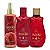 Kit Paixão Ameixa Rubi: Loção Hidratante, Óleo Corporal e Body Splash 200ml - Imagem 1