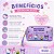 Necessaire Klass Vough Hello Kitty And Friends Lilás Ref. Kchk-04w - Imagem 2