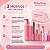 Kit Ruby Rose Natalia Beauty: Cleansing Oil, Gel Para Sobrancelhas, Cera Modeladora, Sérum Para Cílios e Lip Oil + Mimo - Imagem 6