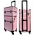 Maleta Carrinho 2 em 1 Klass Vough 2 Andares 4 Rodinhas Rosa com Brilho DB-913R - Imagem 4