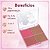Paleta De Blush, Iluminador E Bronzer Fenzza Disney Princesa A Whole New Glow Dis128 - Imagem 2
