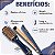 Kit Taiff Gloss Azul: Escova Secadora e Chapa Bivolt - Imagem 2