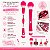 Pincel 4 em 1 Hello Kitty by Klass Vough Rosa Ref. BRHK-01 - Imagem 4