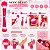 Pincel 4 em 1 Hello Kitty by Klass Vough Rosa Ref. BRHK-01 - Imagem 6
