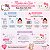 Máscara Facial Sleep Mask Hello Kitty by Klass Vough Ref. SLHK-01 - Imagem 8