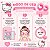 Eyepads Gel de Descanso para Olhos Hello Kitty by Klass Vough Ref. GLHK-02 - Imagem 9