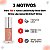 Gloss Labial Ruby Rose Blow Shine Like Gloss Sb10 Soft Shine Hb-l6408-1 - Imagem 5