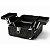 Maleta de Maquiagem Cisne Linha Shine Preto Glitter e Preto com 2 Bandeja Csn 5142B - Imagem 4