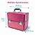 Maleta de Maquiagem Cisne Linha Shine Pink Glitter e Rosa com 3 Bandeja com divisoria Csn 5192B - Imagem 4