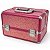 Maleta de Maquiagem Cisne Linha Shine Pink Glitter e Rosa com 3 Bandejas Csn-5171b - Imagem 1