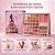 Paleta De Maquiagem Labranche Face Palette Sombra, Batom, Blush, Iluminador, Contorno e Sobrancelha Ref.: La2331 - Imagem 3