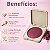 Blush Compacto Ruby Rose Silk Skin Natural Flush Deep Plum Hb-t1001-4 - Imagem 2