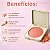Blush Compacto Ruby Rose Silk Skin Natural Flush Latte Luxe Hb-t1001-3 - Imagem 2