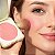 Blush Compacto Ruby Rose Silk Skin Natural Flush Peach Glow Hb-t1001-1 - Imagem 5