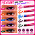 Kit Ruby Rose Game On Lápis Colorido Em Gel Para Olhos Com 5 - Imagem 4