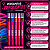 Kit Ruby Rose Game On Lápis Colorido Em Gel Para Olhos Com 5 - Imagem 7