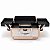 Maleta de Maquiagem Cisne Linha Shine Branco Glitter e Rose com 2 Bandeja Csn 5142B - Imagem 3