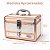 Maleta de Maquiagem Cisne Linha Shine Branco Glitter e Rose com 1 Bandeja e Gaveta Csn-5141b - Imagem 6