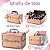 Maleta de Maquiagem Cisne Linha Shine Salmão Glitter e Rosa com 2 Bandeja Csn-5142B - Imagem 8