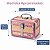 Maleta de Maquiagem Cisne Linha Shine Salmão Glitter e Rosa com 1 Bandeja e Gaveta Csn-5141b - Imagem 6