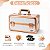 Maleta de Maquiagem Ruby´s Branca e Rose com 2 Bandejas Fs-1160ff - Imagem 2