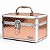 Maleta de Maquiagem Cisne Salmão e Prata com 1 Bandeja Csn-lc5131 - Imagem 1