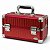 Maleta de Maquiagem Ruby´s Vermelha e Prata com 2 Bandejas Fs-1160ff - Imagem 1
