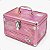 Maleta de Maquiagem Cisne Rosa e Prata com 1 Bandeja e Gaveta Csn-a140 - Imagem 4