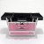 Maleta de Maquiagem Cisne Rosa e Prata com 2 Bandejas Csn-lc5142 - Imagem 3