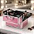 Maleta de Maquiagem Cisne Rosa e Prata com 2 Bandejas Csn-lc5142 - Imagem 7