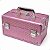 Maleta de Maquiagem Ruby´s Rosa e Prata com 2 Bandejas Csn-a160 - Imagem 4