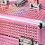 Maleta de Maquiagem Ruby´s Rosa e Prata com 2 Bandejas Csn-a160 - Imagem 5